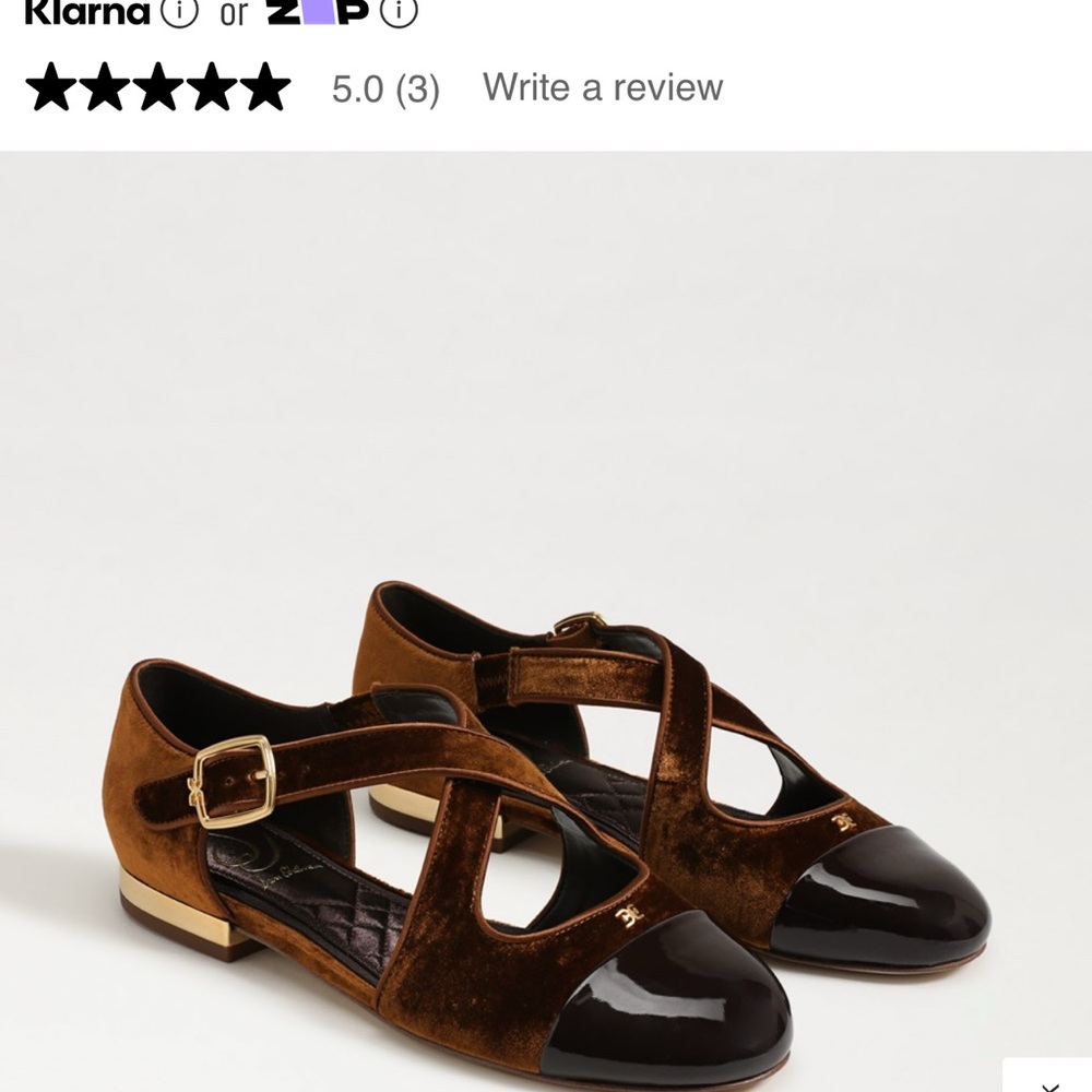 Sam Edelman Elegant Brown and Black Women's Shoes